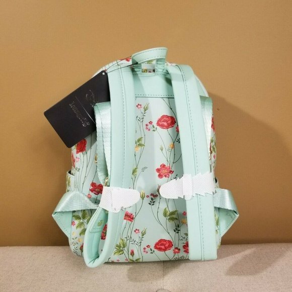 Loungefly Disney Peter Pan Tinkerbell & Lost Boys Floral Backpack NEW main image 4